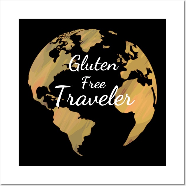 Traveler gluten free style Wall Art by Gluten Free Traveller